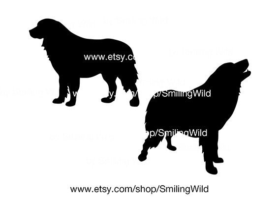 Great Pyrenees svg silhouette cut file cricut cuttable dog | Etsy