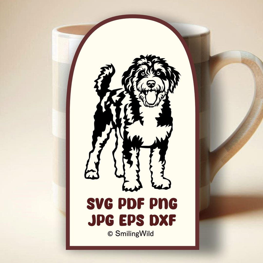 Aussiepoo SVG, PNG, DXF Graphic Art: Dog Vector Clipart Design - Etsy