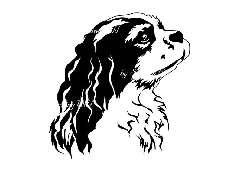 Free King Charles Spaniel Svg 371 SVG PNG EPS DXF File