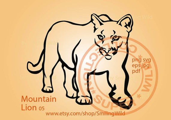 Mountain Lion Svg Vector Graphic Art Puma Clipart Cougar Svg - Etsy Ireland Mountain Lion Svg Vector Graphic Art Puma Clipart Cougar Svg - Etsy Ireland