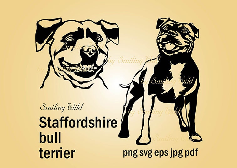 Free Free 170 Staffordshire Bull Terrier Svg SVG PNG EPS DXF File