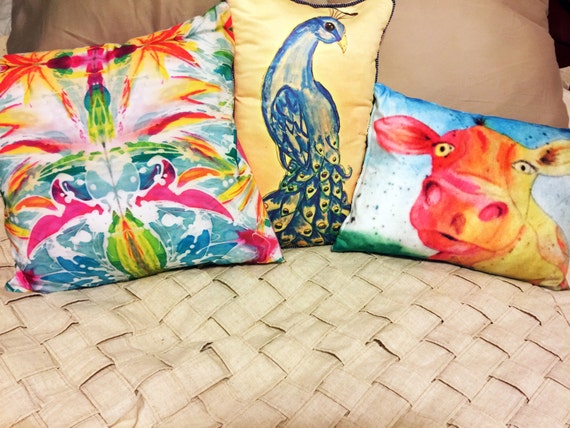 Custom Printed Pillows Etsy