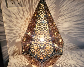 Prizm Lamp - Shadow lamp, morrocan lamp, wood lighting