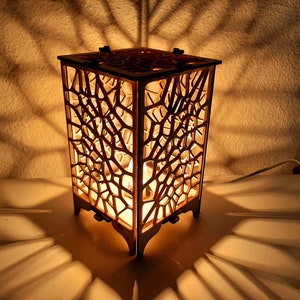 Voronoi Wood Table Lamp image 6
