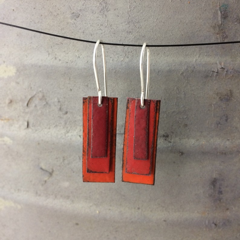 Rectangle Mix Earrings