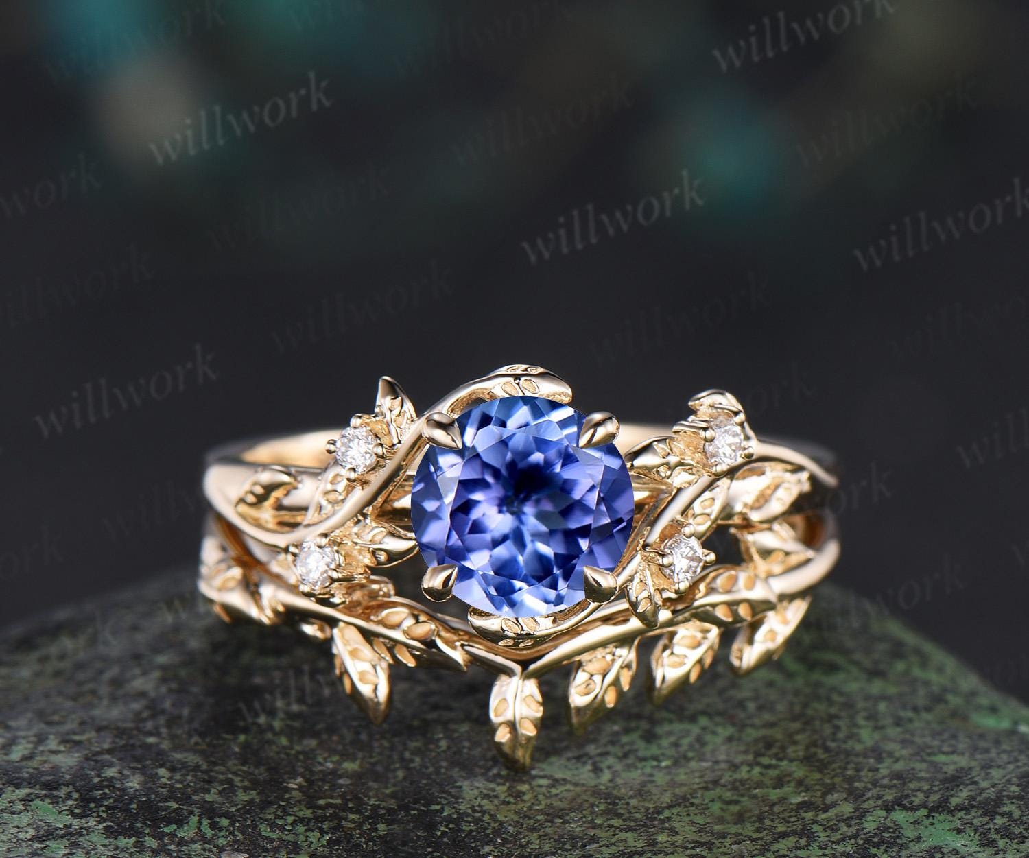ゴージャス❢タンザナイトのエタニティリング❥ Tanzanite engagement ring - Etsy 日本