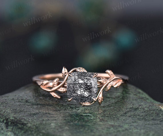 Black quartz ring deals