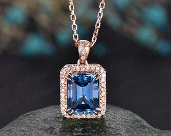 London blue topaz necklace blue topaz 