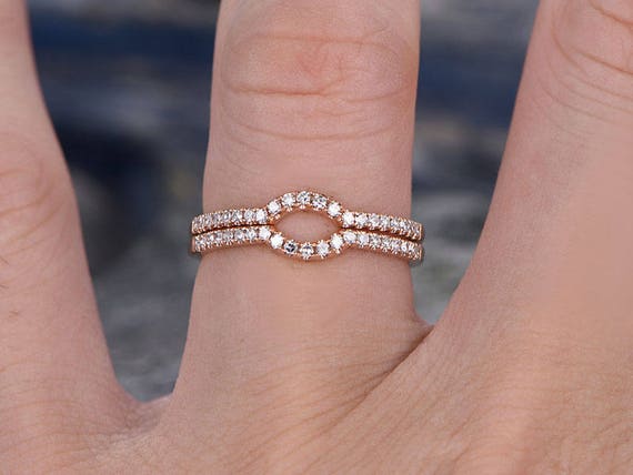 VS1 F Runder Schliff Diamant 0,90 Kt Ewigkeit Verlobungsring
