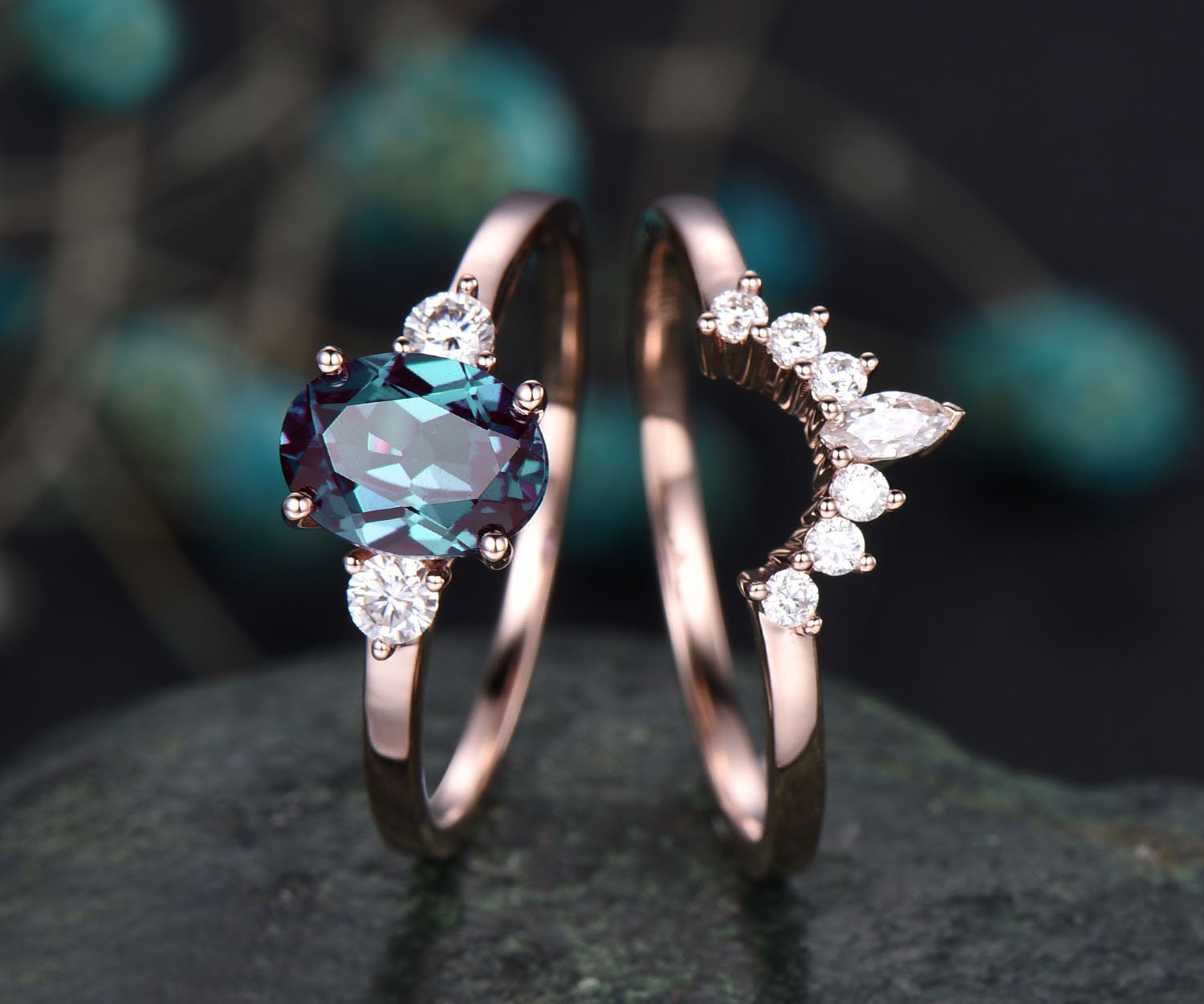 Certified alexandrite best sale rings