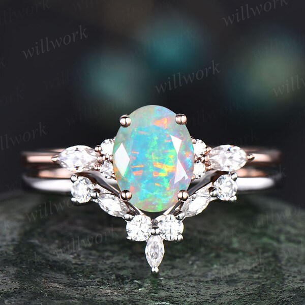 Rosie Pink Opal and Golden Bronze Ring