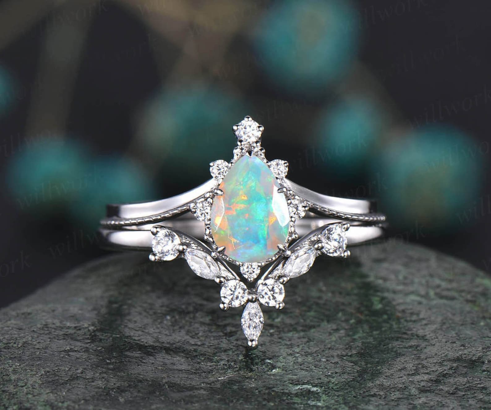 20 Opal Engagement Rings The Queen of Gems Love & Lavender