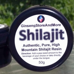 50-100g Shilajit Resin, High Mountain Shilajit Resin, Pure, Concentrated, and Potent! Amazing Price!!