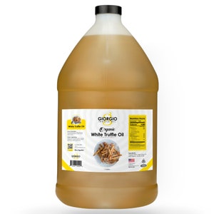 Organic White Truffle Extra Virgin Olive Oil 1 Gal / 128oz Food Service Bulk