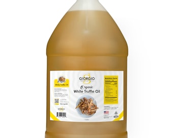 Organic White Truffle Extra Virgin Olive Oil 1 Gal / 128oz Food Service Bulk