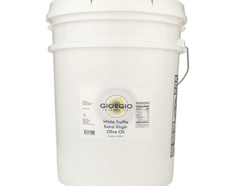 5 Gallon Pail of White Truffle Infused Extra Virgin Olive Oil