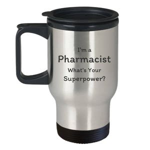 Pharmacist Gift, Pharmacy Mug, Pharmacy Travel Mug, Custom Pharmacist, Rx Gift, Pharm D Mug, Pharmacy Student, Pharmacy Graduation