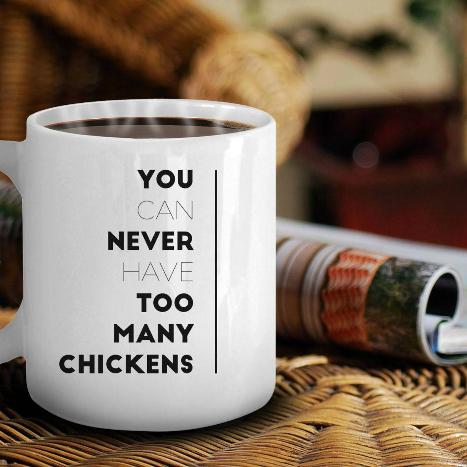Chicken Mug Chicken Lover Gift Chicken Coop Decor Etsy