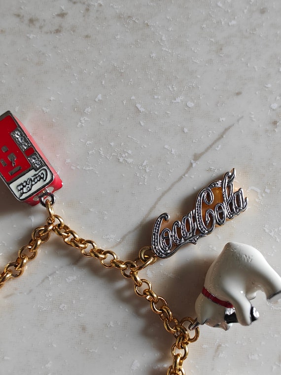 Danbury Mint, Coca-Cola Bracelet, Coca-Cola Charm… - image 6