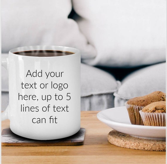 Wholesale Custom Logo Mug Order: Bulk 11/15 Oz Personalized Mugs - Etsy