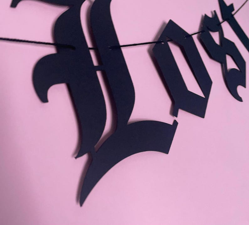 Es war keine Phase Elder Emo Banner, Es war keine Phase, Emo Decor, Emo Party, Goth Girlande, Szene Kid Pop Punk Emo Dies ist niemals Emo Forever For Life Bild 3