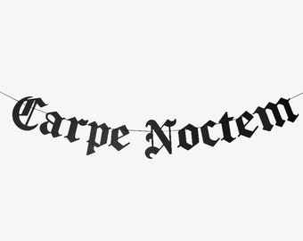 Carpe Diem Banner - Etsy Carpe Diem Banner - Etsy