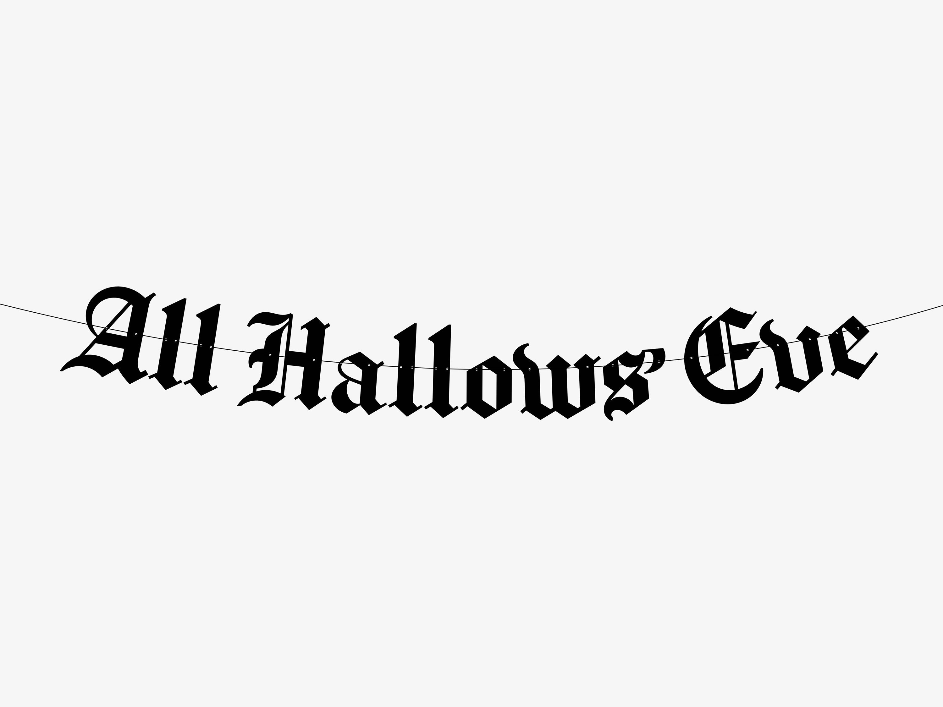 All Hallows' Eve Banner - Party Connexion LLC