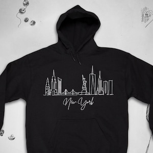 New York hoodie for Men Women Trendy Unisex Aesthetic New York City Art New Yorker NYC USA Graphic Design hoodie sweatshirt Gift idea