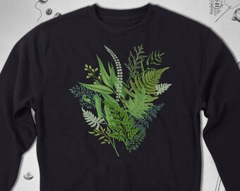Herbs sweatshirt sweater Nature sweatshirt Vintage Plants Aesthetic Floral Garden Botanical Unisex Crewneck sweater Gift idea