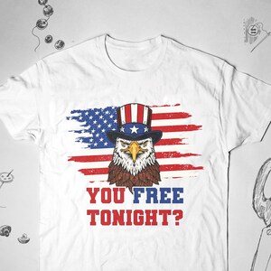 4th of July shirt tshirt t shirt Trendy graphic design Funny eagle USA American flag unisex shirt gift idea for Independence day