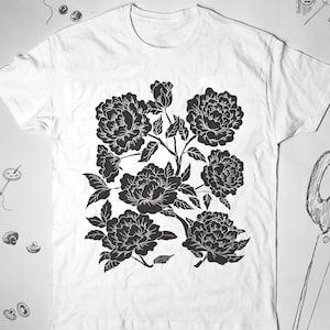 Roses shirt tshirt t shirt Trendy graphic design Aesthetic flowers Trending cute floral unisex shirt for girls gift idea in trend