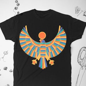 Egypt shirt Horus for Women Men Girl tee t shirt tshirt Vintage Egyptian Graphic shirt Hawk Bird Ancient God Unisex shirt Gift for him her