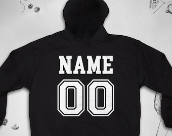 Custom hoodie for Men Women Girls sweatshirt Name Number Unisex raglan Personalized Jersey Numbered Sports Basketball Design hoodie Gift