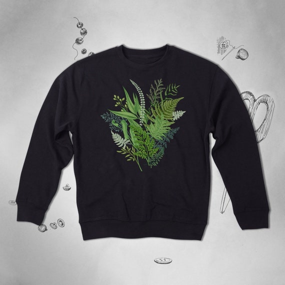 Herbs sweatshirt sweater Nature sweatshirt Vintage Plants Aesthetic Floral Garden Botanical Unisex Crewneck sweater Gift idea