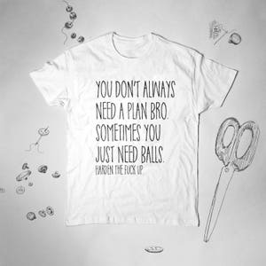 Harden the Fuck Up Cool t shirt with Saying from Bro tshirt Gift for him tshirt Sayings for Men Inspiration shirt Quote shirt Cool tee 146 image 2