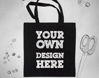 Personalized Tote Bag for Women Girls Beach Cotton Canvas Tote Bag Unique Custom Eco Shopping Tote Bag Your Own Design Customized Gift Idea