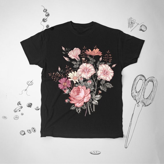 Tiger And Skull Flower Floral Flowers Shirt Cute Gift Idea T-Shirt Tiger And Skull Flower Floral Flowers Shirt Cute Gift Idea T-Shirt