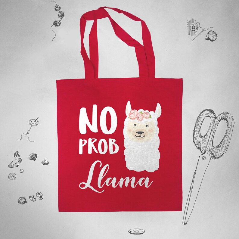llama beach bag