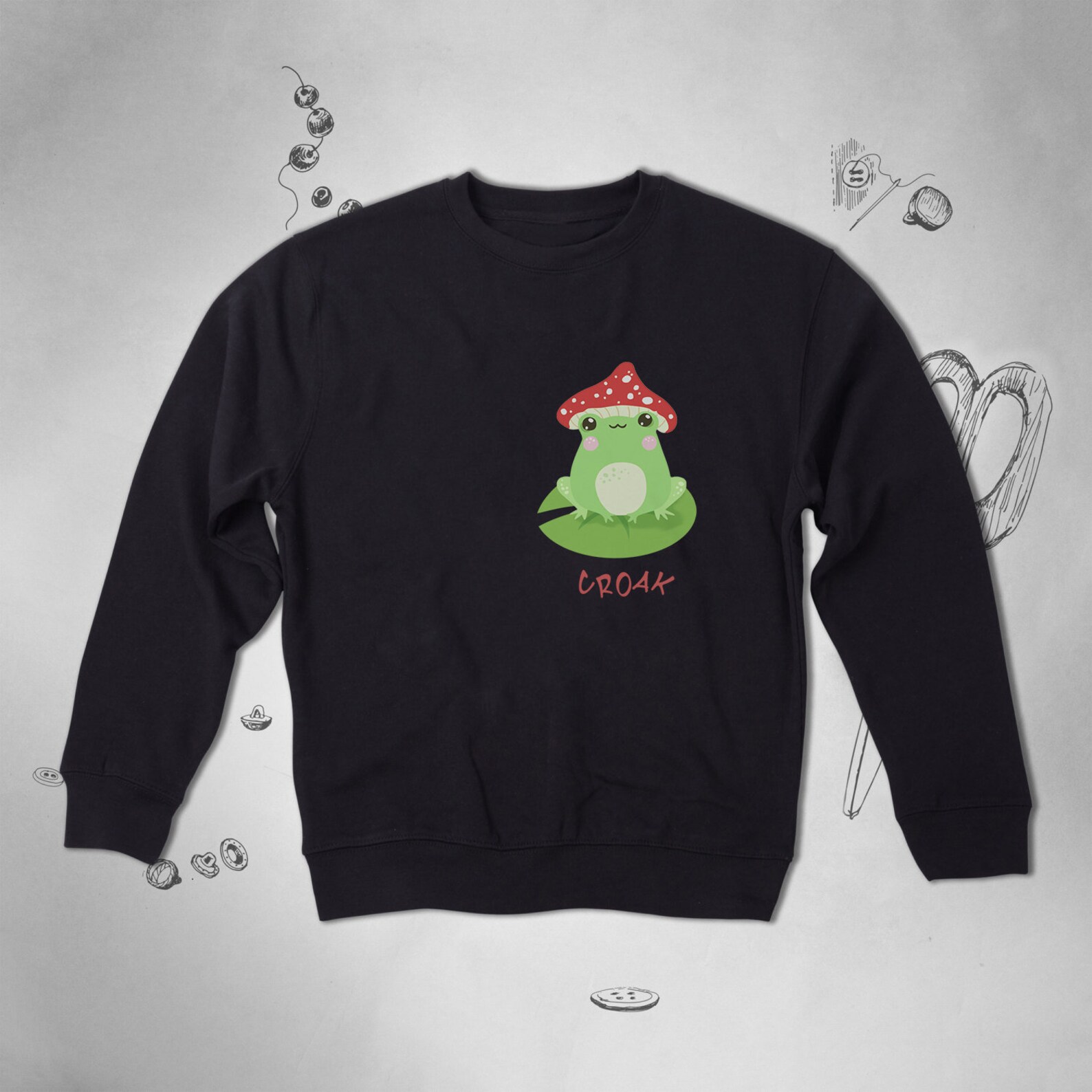 cute frog sweater