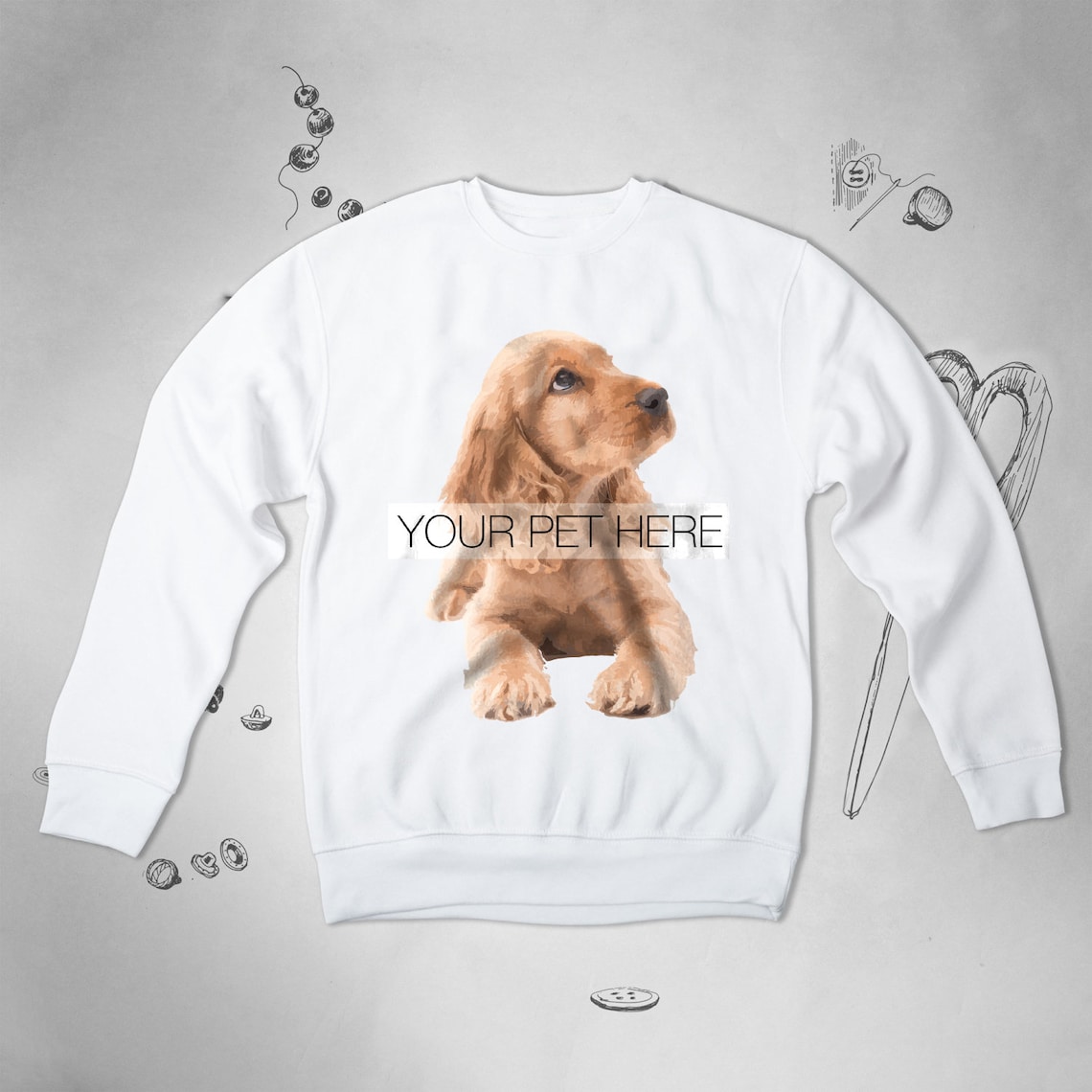 Cute Pet American Sweatshirt