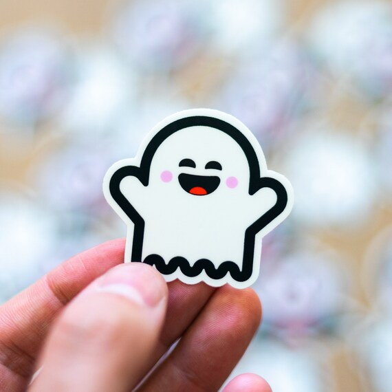 sticker decal car bike bumper halloween spooky kid horror macbook spider web