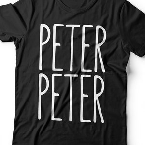 Peter Peter T-Shirt - Unisex Mens Peter Peter Pumpkin Eater Costume Shirt - Peter Peter Gift TShirt on Happy Halloween Holiday 2025