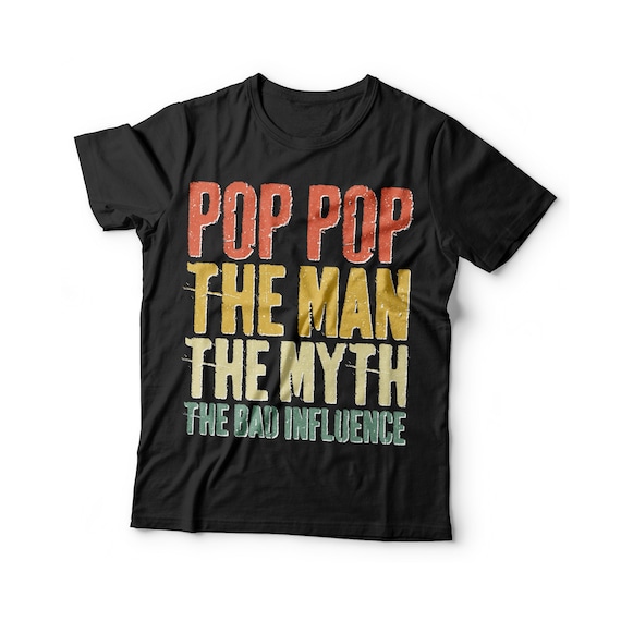 Mens Grandpa The Man The Myth The Bad Influence T-Shirt T-Shirt Mens Grandpa The Man The Myth The Bad Influence T-Shirt T-Shirt