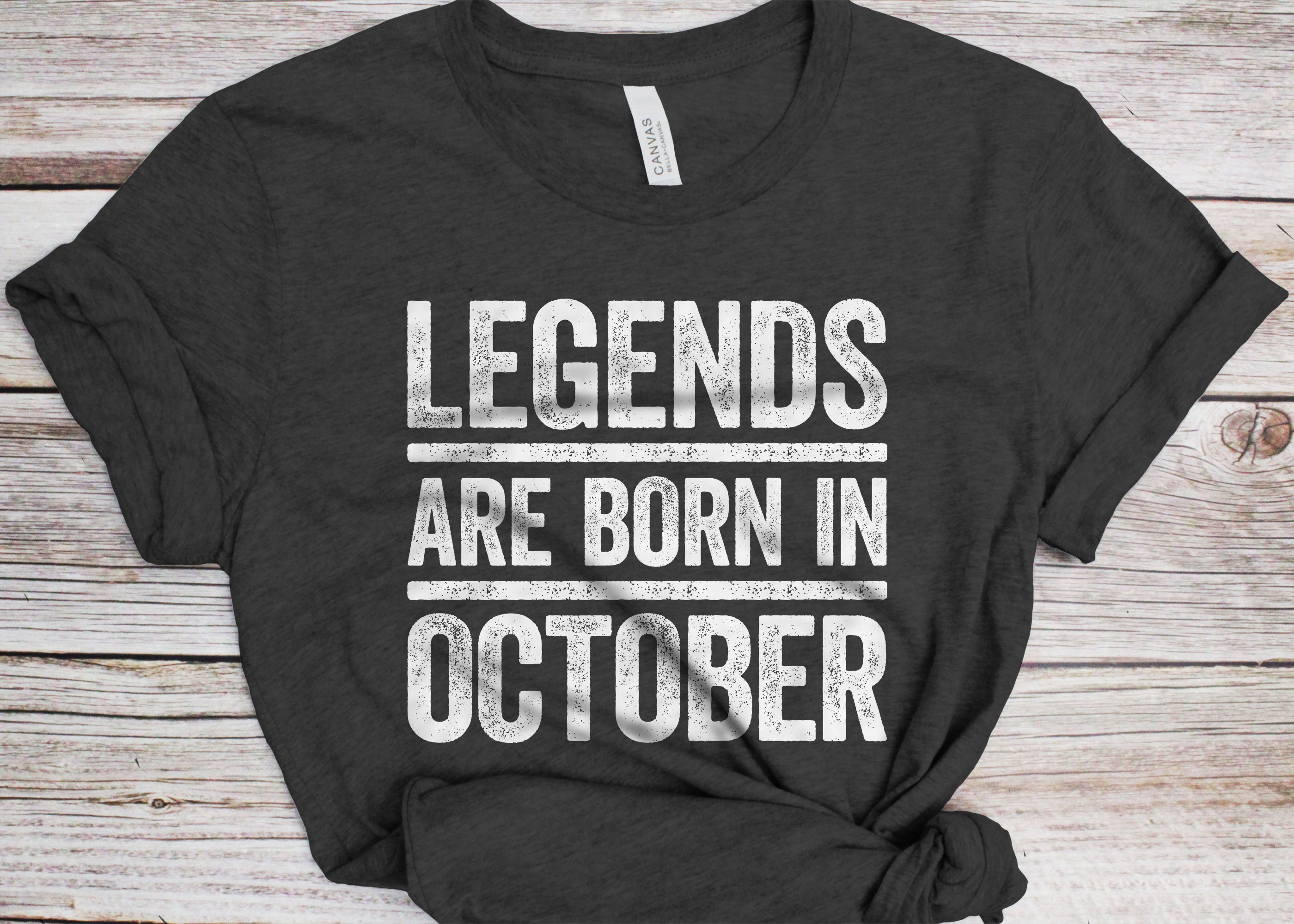 fjols øjenvipper tiltrækkende Legends Are Born in October T-shirt Unisex Funny Mens - Etsy
