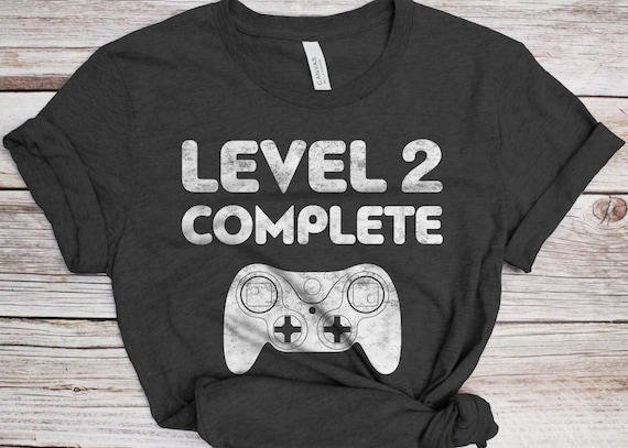 Vintage 2nd Wedding Anniversary - Level 2 Complete T-Shirt Vintage 2nd Wedding Anniversary - Level 2 Complete T-Shirt