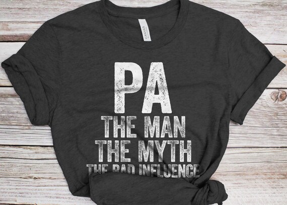 G-Pa The Man Myth Bad Influence Vintage Gift T-Shirt G-Pa The Man Myth Bad Influence Vintage Gift T-Shirt