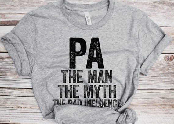 G-Pa The Man Myth Bad Influence Vintage Gift T-Shirt G-Pa The Man Myth Bad Influence Vintage Gift T-Shirt