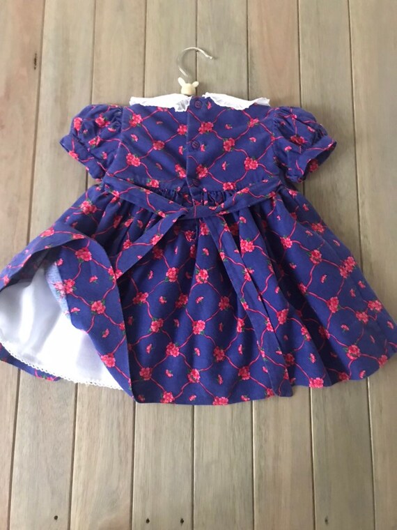 Smocked Fine and Fancy Baby Dress - image 5