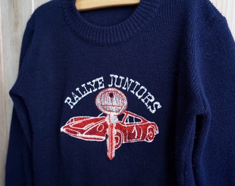 1980s French Racecar Sweater - size 5