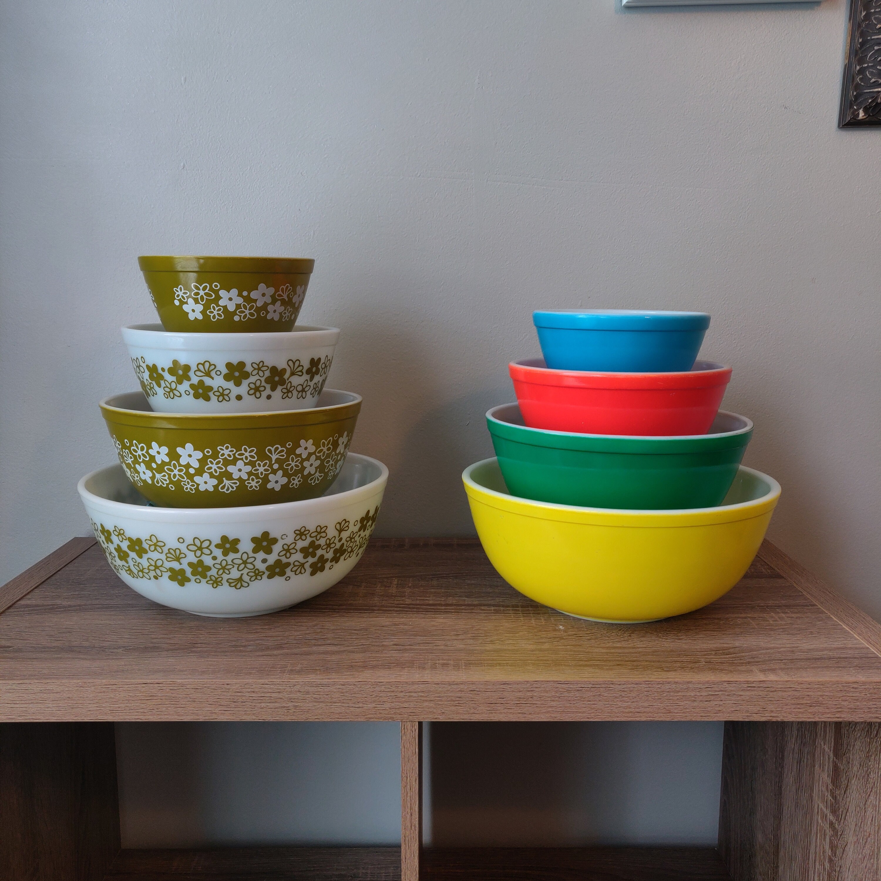 Pink Pyrex Bowl Display Stands Stacker Supports for Mixing Etsy